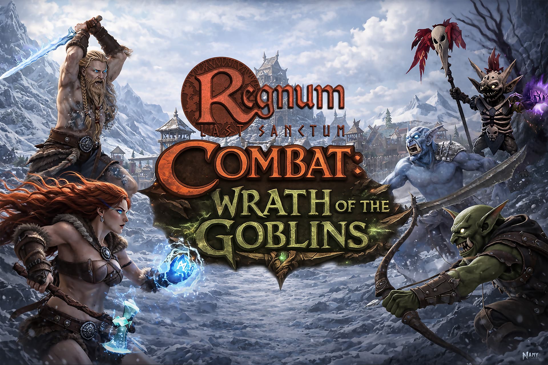 Regnum Last Sanctum Saga I Combat Wrath of the Goblins wallpaper